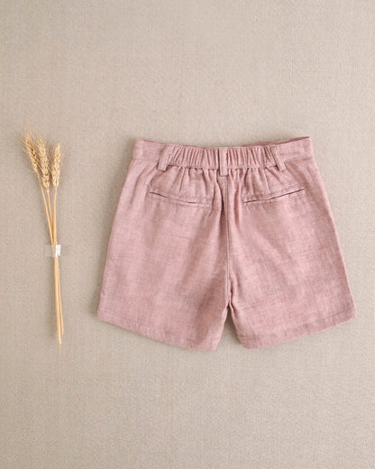 Bermuda niño color rosa empolvado Colección Milano