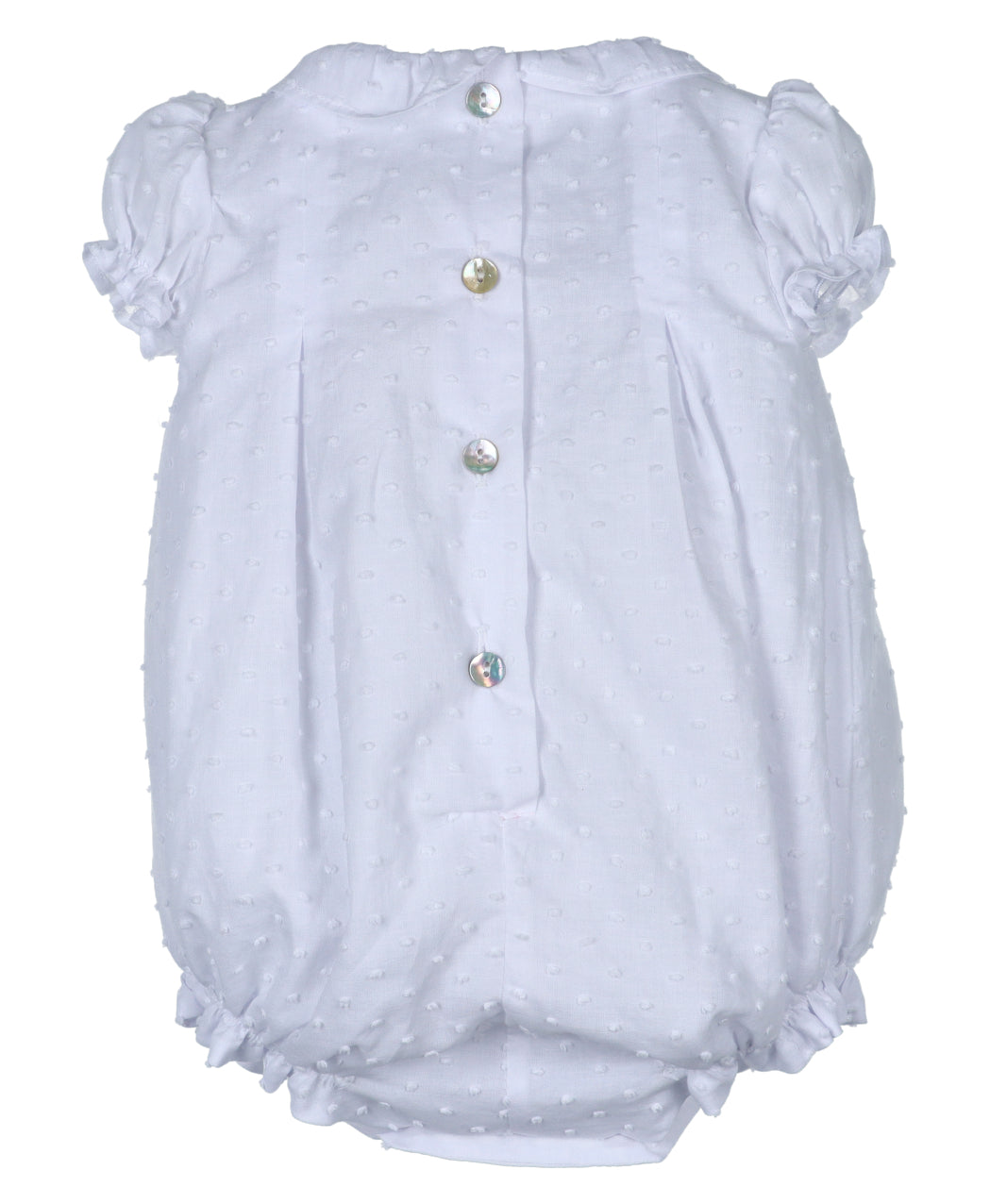 Pelele plumeti blanco Colección Cádiz