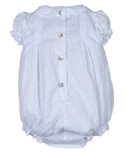 Pelele plumeti blanco Colección Cádiz