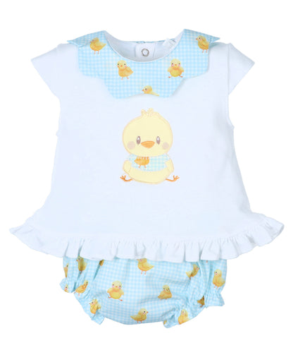 Conjunto bebé niña Colección Pollito