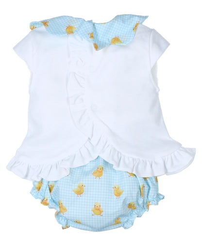 Conjunto bebé niña Colección Pollito