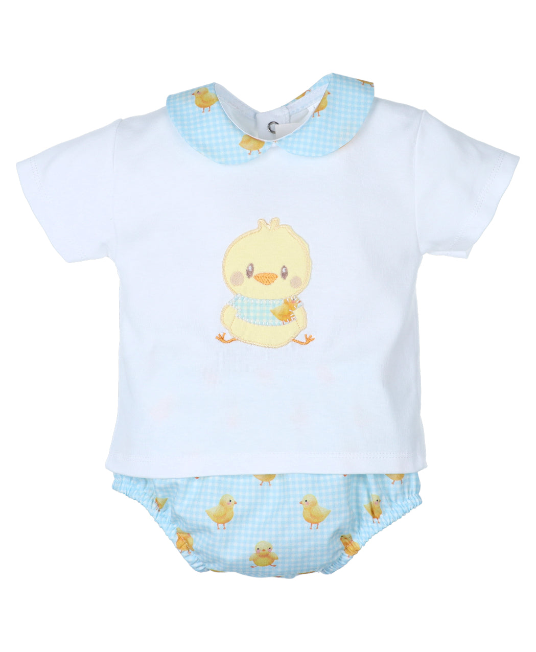 Conjunto algodón bebé niño Colección Pollito