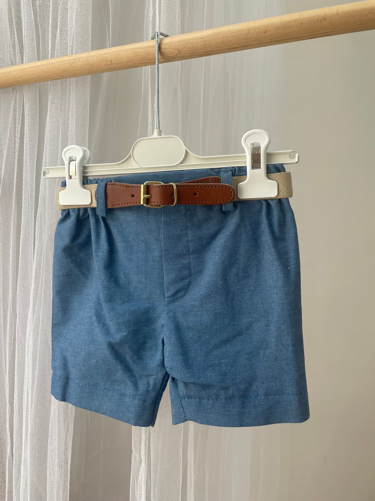 Conjunto niño camisa remangable y bermuda Colección Picnic