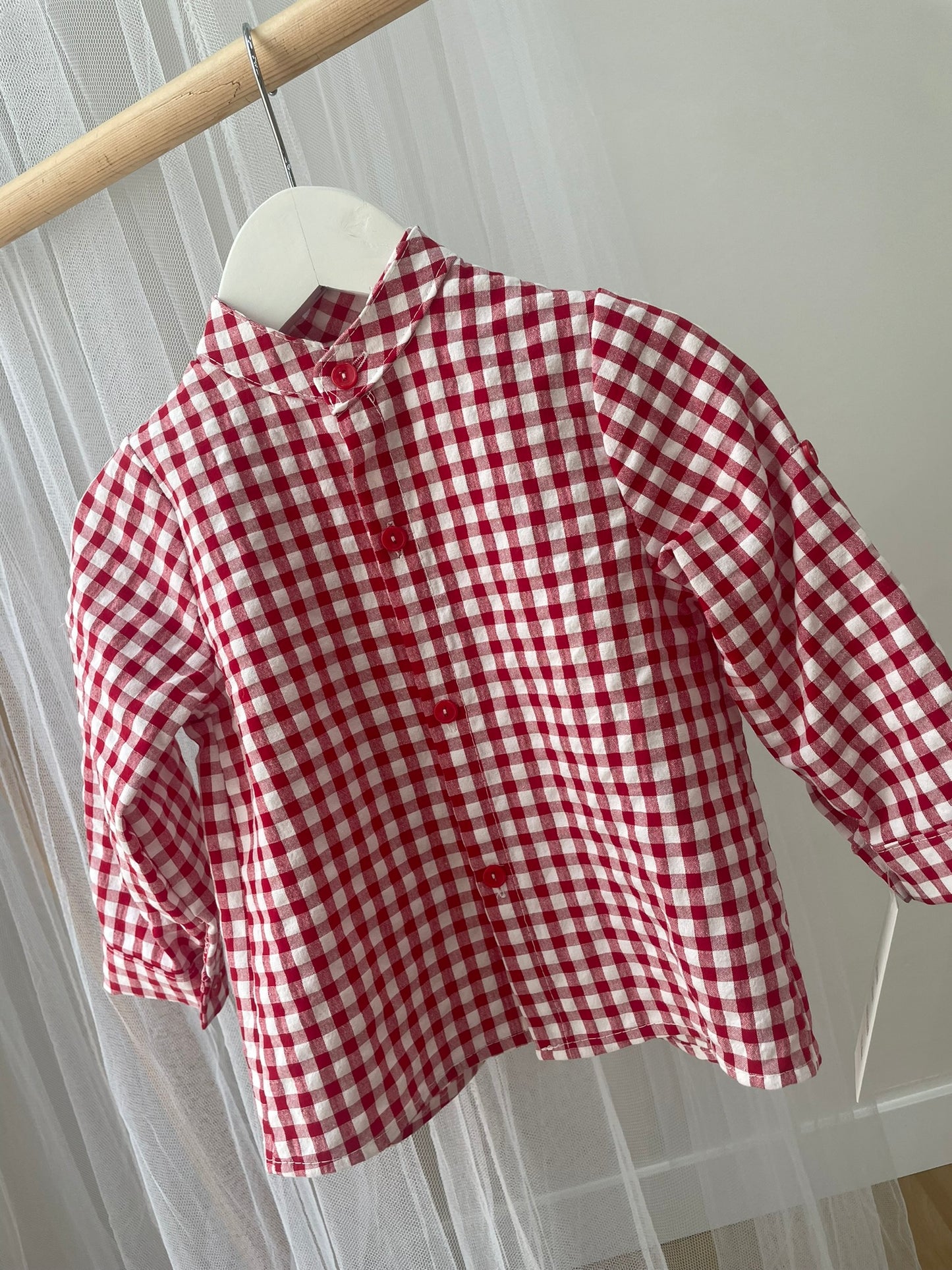 Conjunto niño camisa remangable y bermuda Colección Picnic
