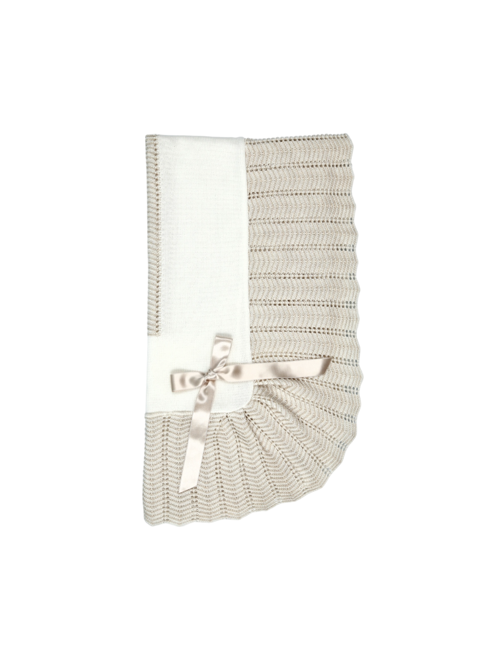 Toquilla ceremonia volante con bliss glossy color crudo y arena