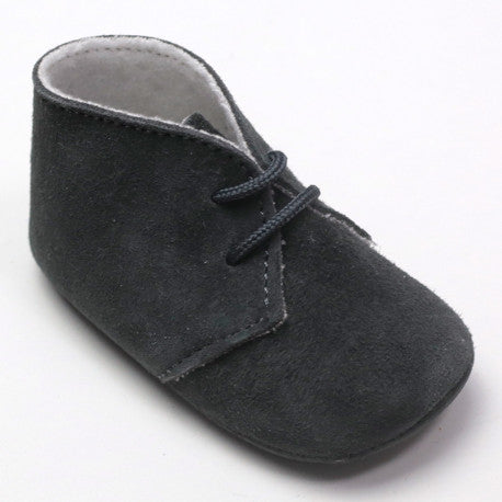 Bota antelina suela blanda color gris marengo